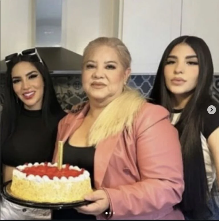 Steff Loaiza y su madre