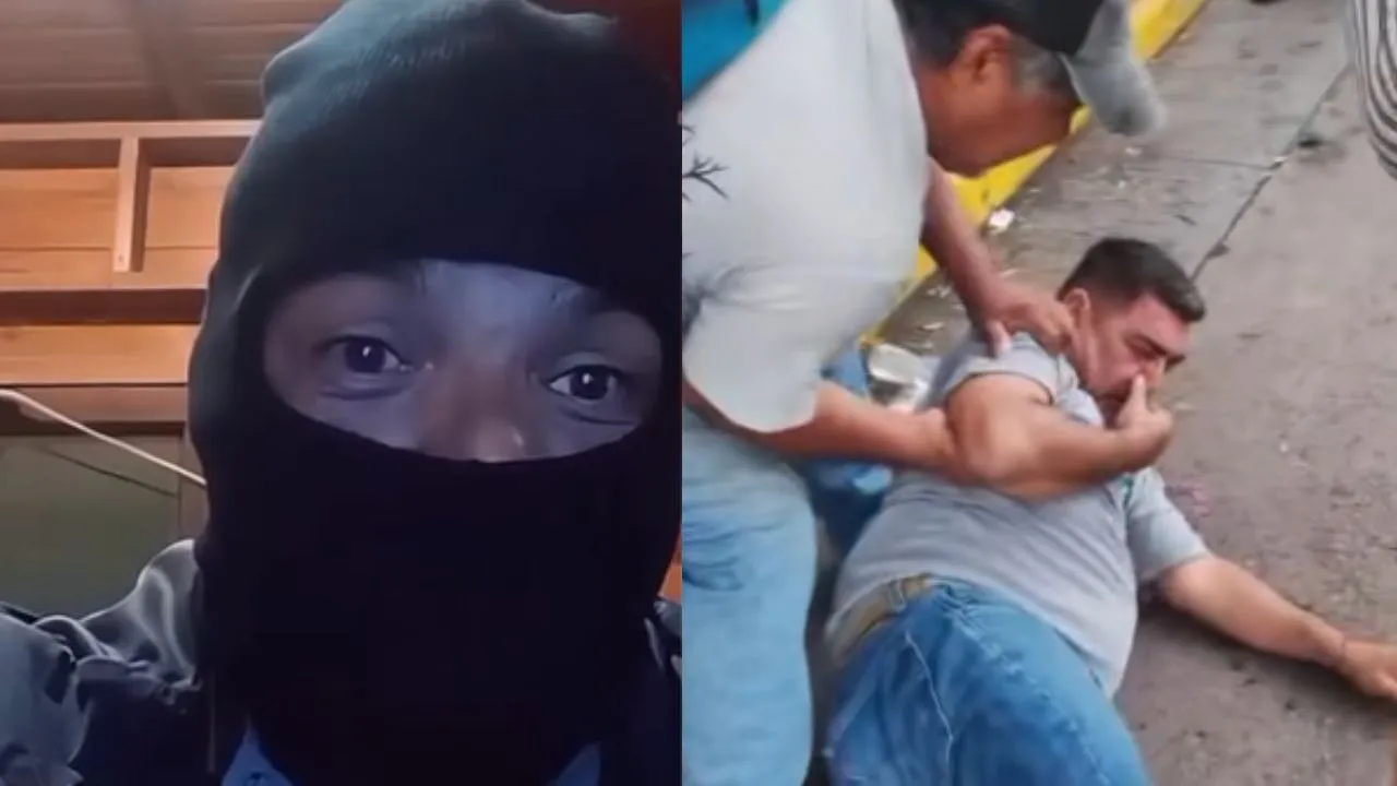 Imagen Principal de Nota: 'Lo van a j**der': encapuchado lanza advertencia a reportero tras agresión a guardia