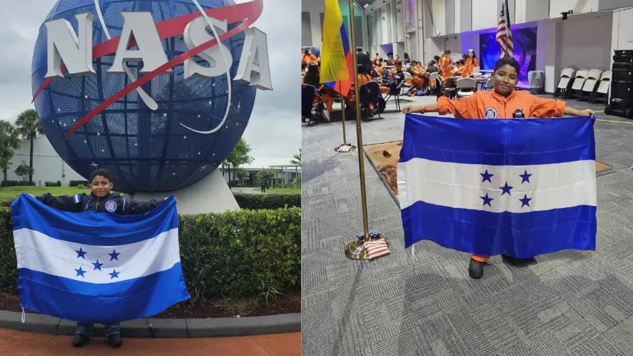 Honduras en la NASA: André Enoc Mejía destaca en campamento espacial