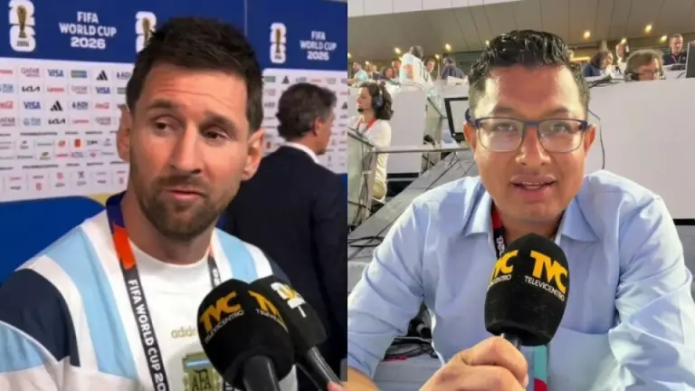 Imagen Principal de Nota: Así vivió Jorge Fermán el Hat Trick de Messi: ¿logró entrevistarlo?