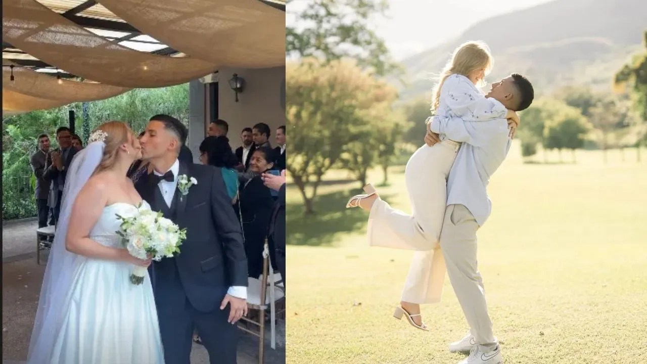 José Mario Pinto contrae matrimonio con capitalina en íntima celebración