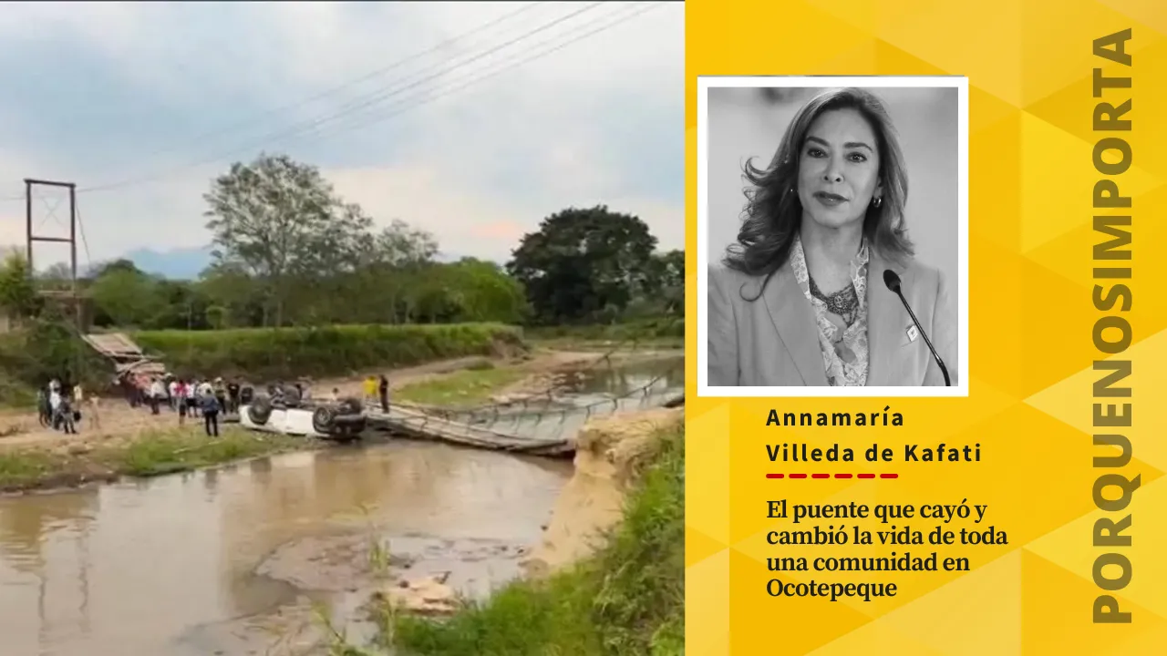 El puente que cayó y cambió la vida de toda una comunidad en Ocotepeque