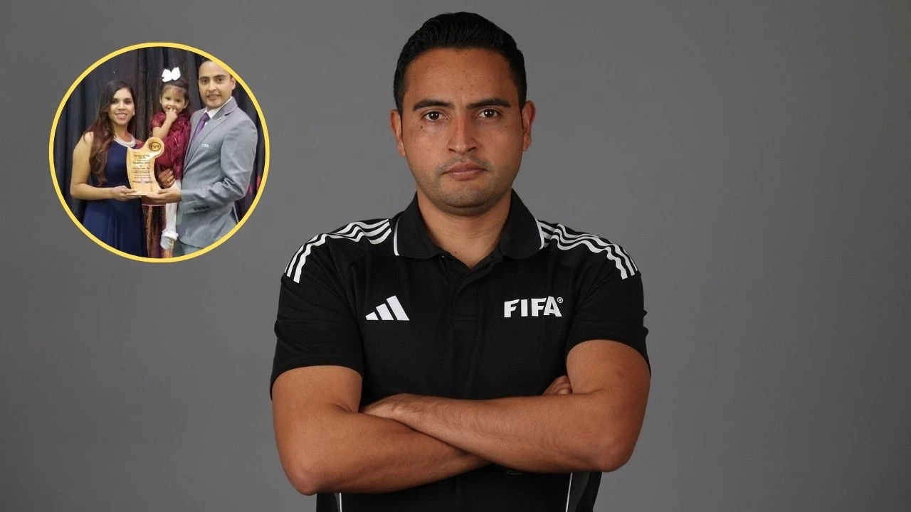¿Quién es la esposa de Said Martínez? Primer arbitro central hondureño en un mundial