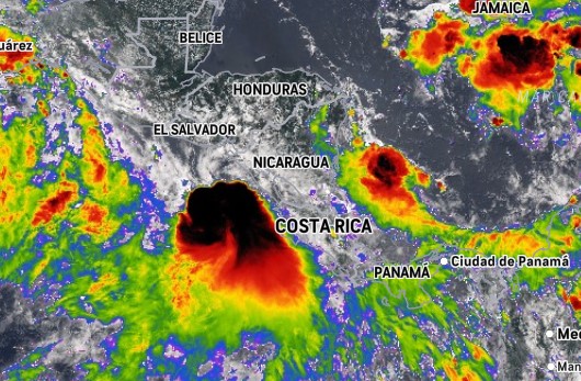 Imagen satelital tormenrta Cristina