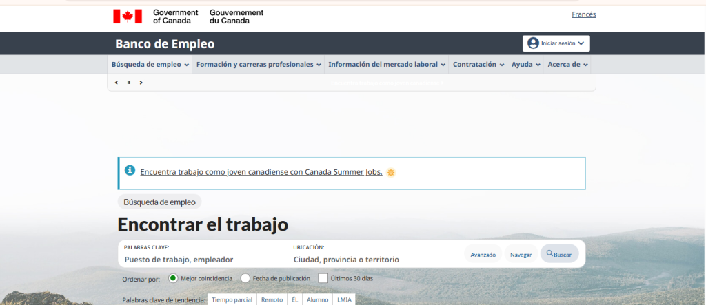 Portal trabajo Francia