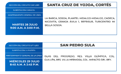Zonas sin energía eléctrica