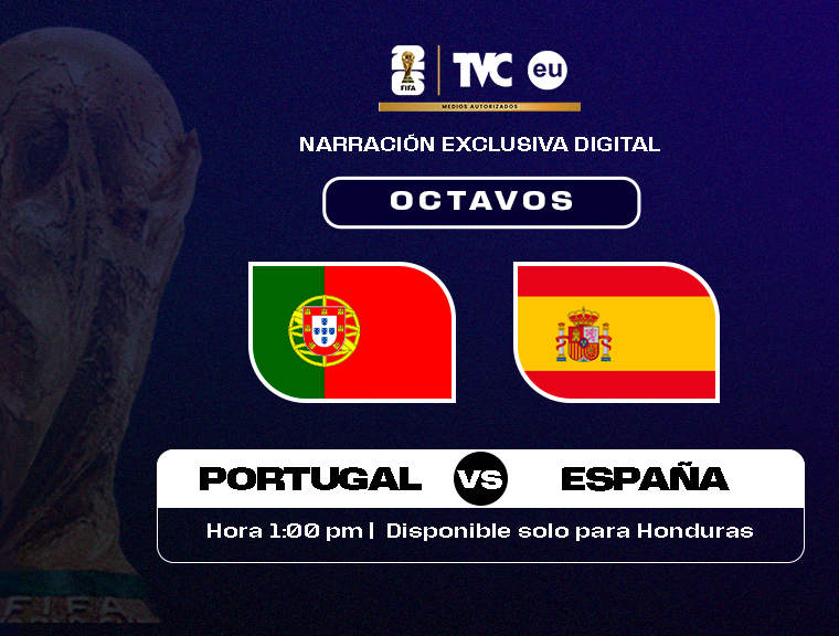 Portugal vs. España , juego disponible solo para HN