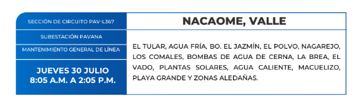 Zonas sin energía eléctrica