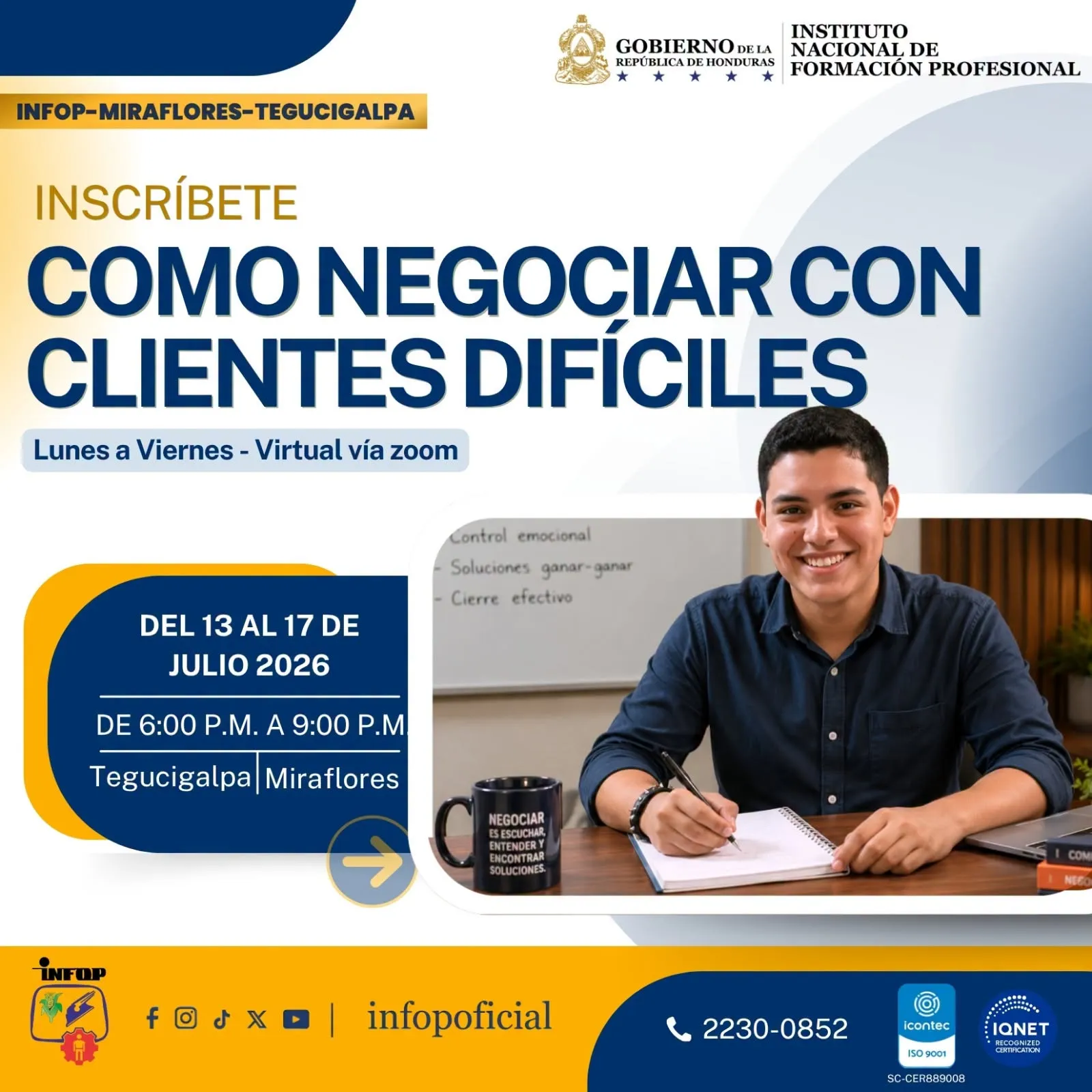 Cursos INFOP en Julio