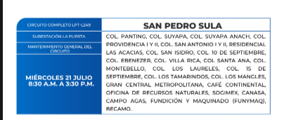 Zonas sin energía eléctrica