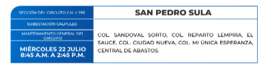 Zonas sin energía eléctrica