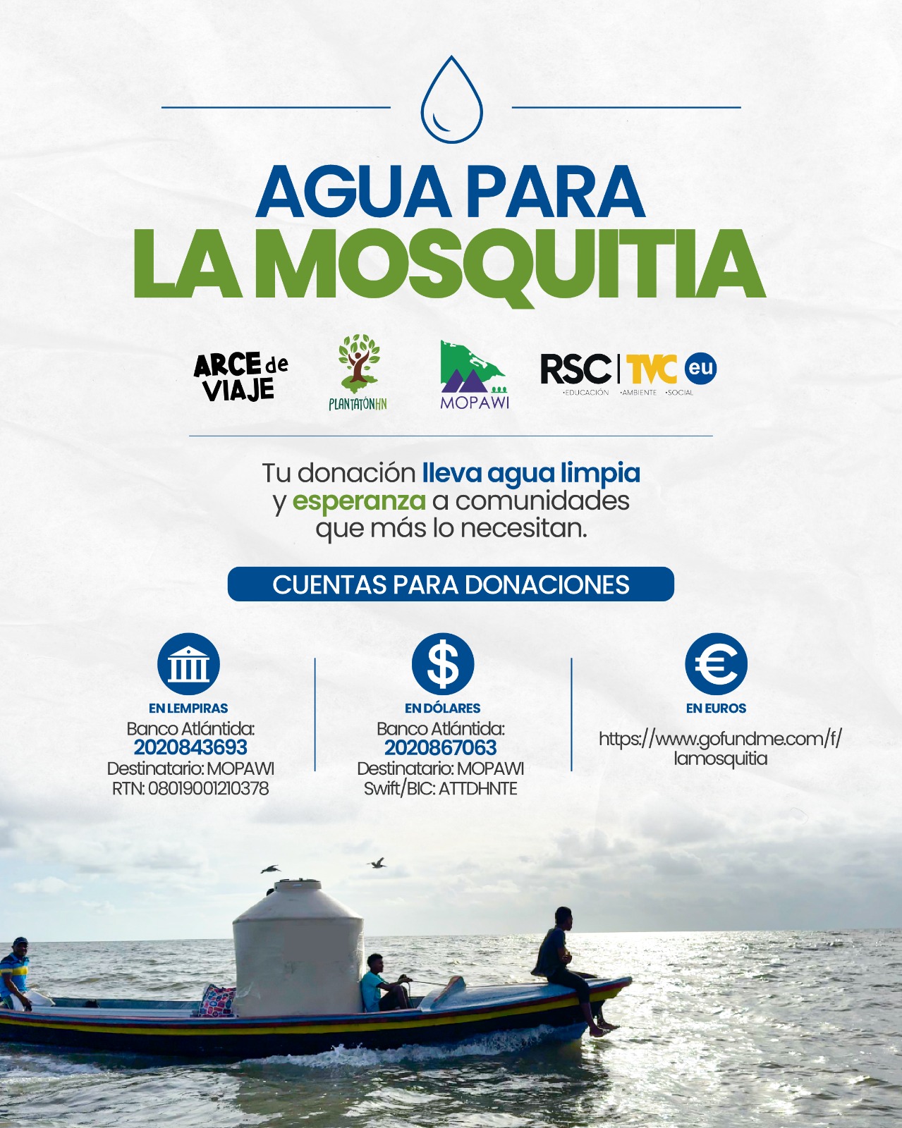 AGUA PARA LA MOSQUITIA