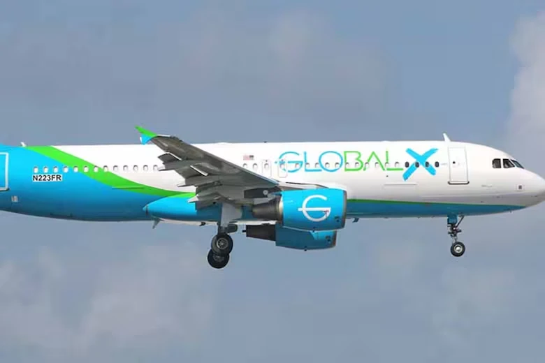 Imagen de avión de la empresa Global X