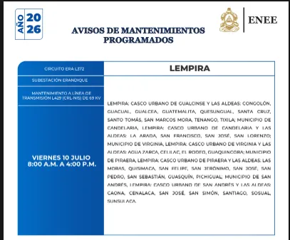 Zonas sin energía eléctrica