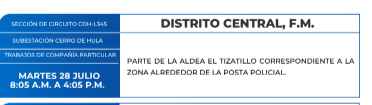 Zonas sin energía eléctrica