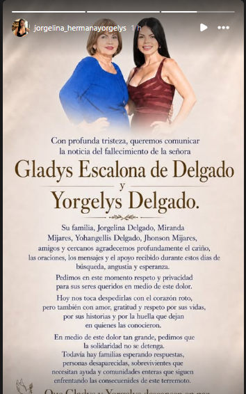 Yorgelis Delgado, actriz venezolana muerte