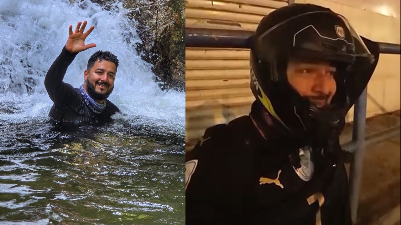 Le arrebatan motocicleta a creador de contenido y lo dejan a la deriva; quedó destrozado
