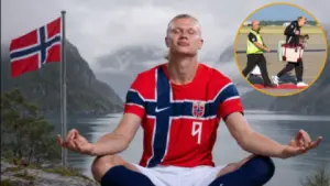 Imagen de Haaland regresa a Noruega y sorprende con un insólito recuerdo del Mundial