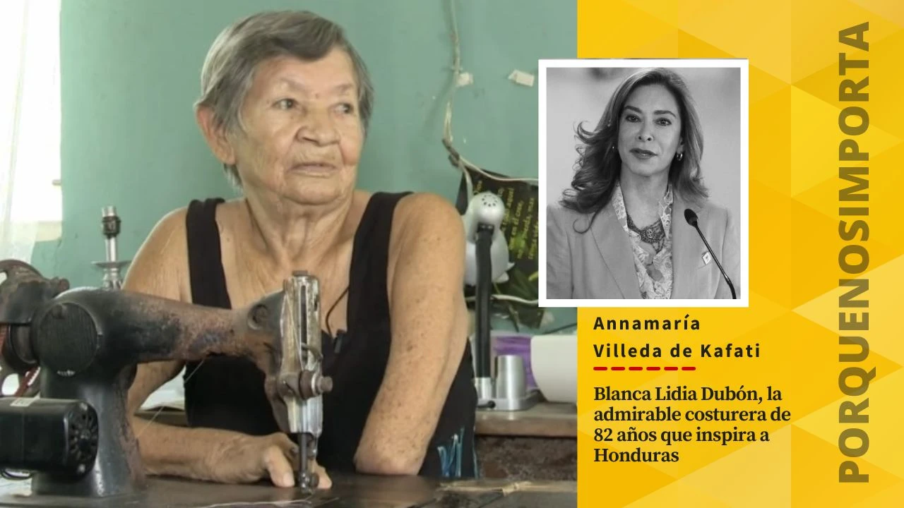 Blanca Lidia Dubón, la admirable costurera de 82 años que inspira a Honduras Imagen de Blanca Lidia Dubón, la admirable costurera de 82 años que inspira a Honduras
