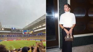 Imagen de Hondureña aparece celebrando entre brasileños: su confesión desata comentarios