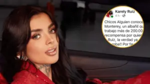 Imagen de Karely Ruiz es víctima de estafa y ofrece recompensa por el culpable