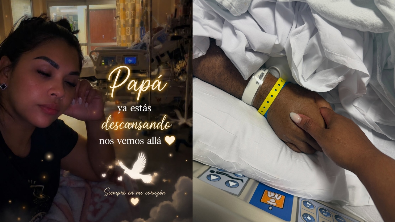 Tiktoker hondureña llora la muerte de su padre: lo veló por videollamada