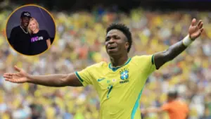 Imagen de Vinicius Jr. sorprende tras retoque estético en el rostro: Así luce ahora