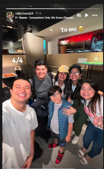 Teto Rivera, Rafa y su familia