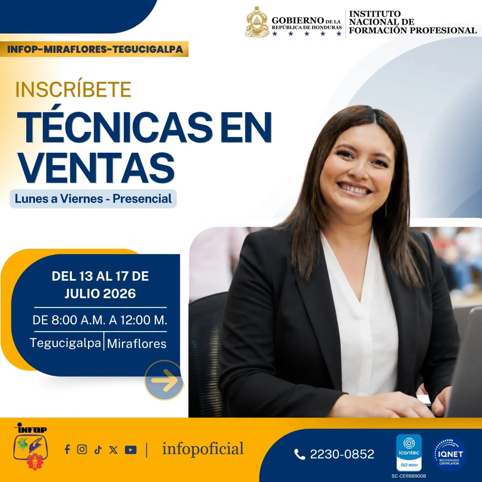 Cursos INFOP en Julio