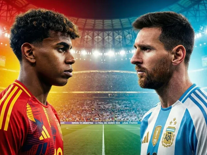 Imagen de Yamal y Messi