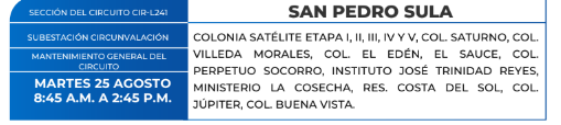 Zonas sin energía eléctrica