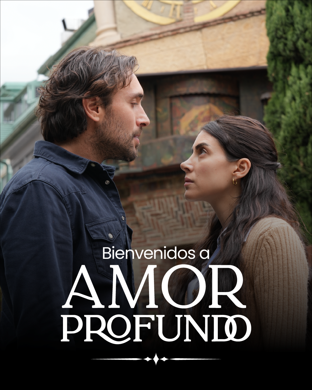 Banner promocional de la telenovela turca “Amor Profundo”.