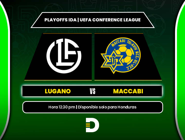 En vivo: Lugano vs Maccabi , juego disponible solo para HN