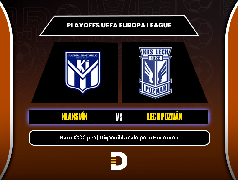 En vivo: Klaksvík vs Lech Poznań,juego disponible solo para HN