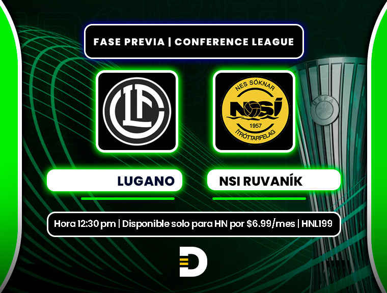 En vivo: Lugano vs NSI Ruváník , juego disponible solo para HN