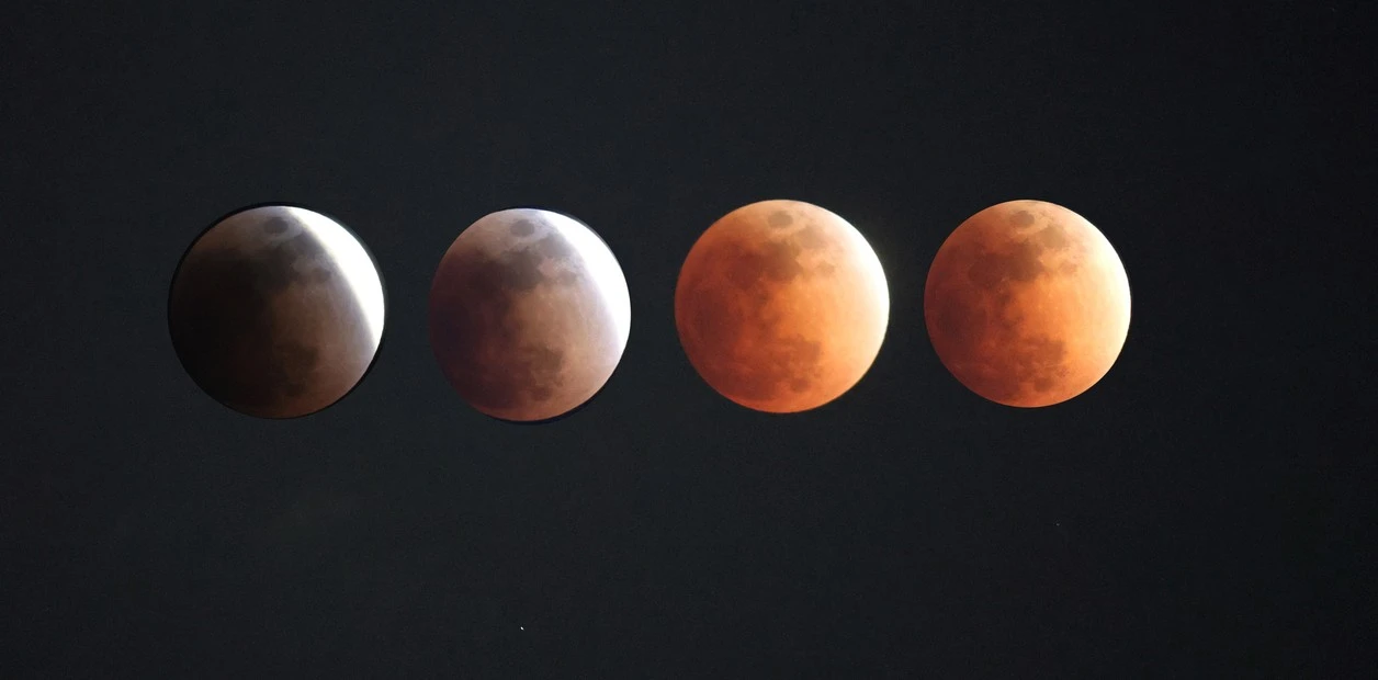 Imagen de eclipse lunar 