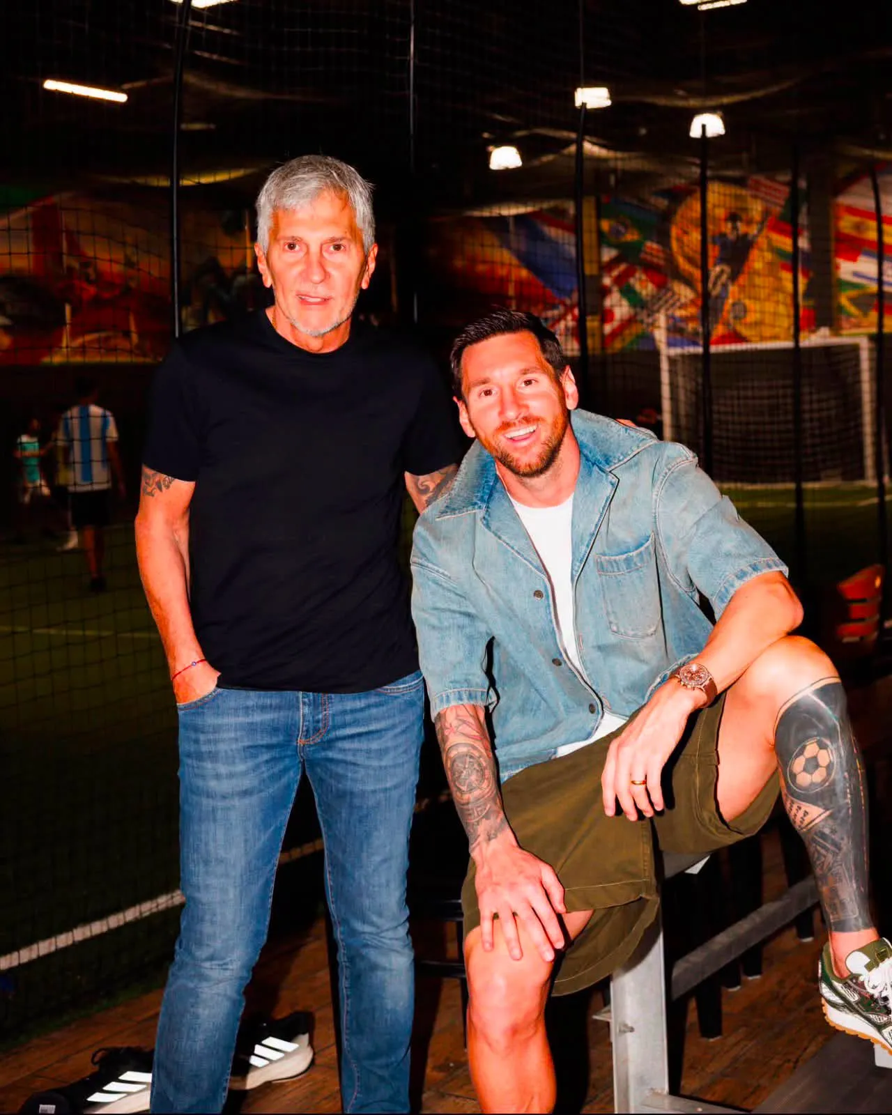 messi y su padre
