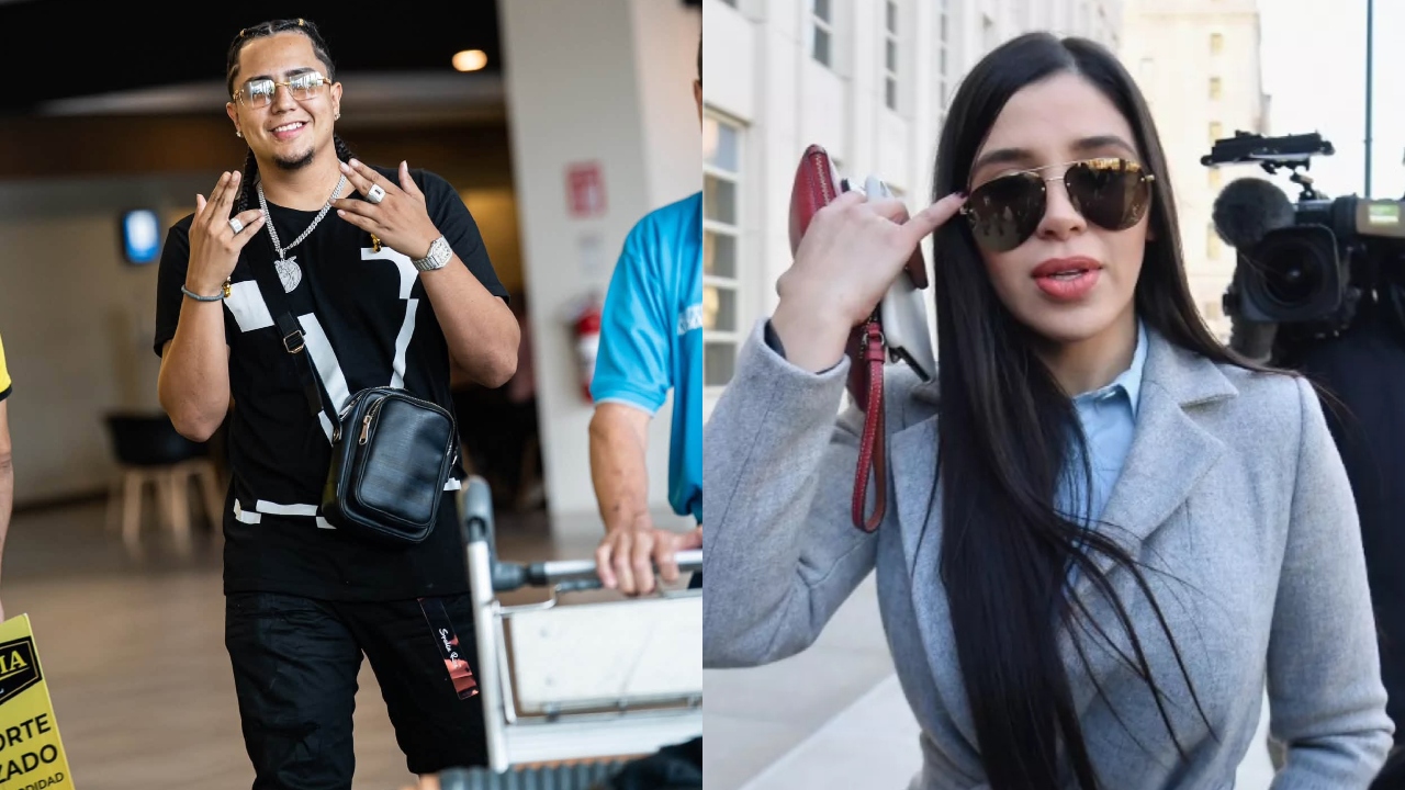 Davis Flow coquetea con Emma Coronel, pero la batalla da un giro inesperado Imagen de Davis Flow coquetea con Emma Coronel, pero la batalla da un giro inesperado