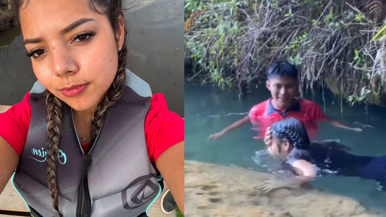 Dunia Santos sufre accidente mientras nadaba en Guatemala