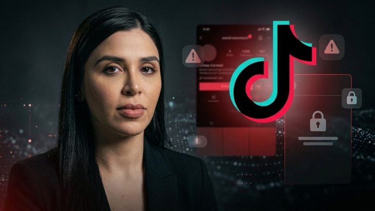 Imagen Principal de Nota: TikTok suspende cuenta de Emma Coronel tras cuestionamientos sobre sus ingresos