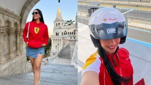 Imagen de Loren entra al exclusivo paddock de Ferrari y cuenta cómo fue la experiencia