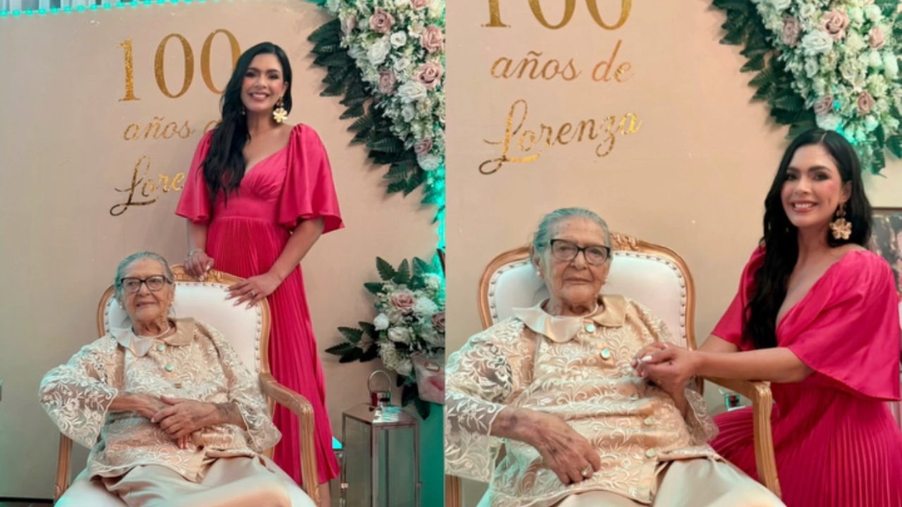 Imagen Principal de Nota: Abuela de Loren Mercadal llega a los 100 años y protagoniza inolvidable festejo