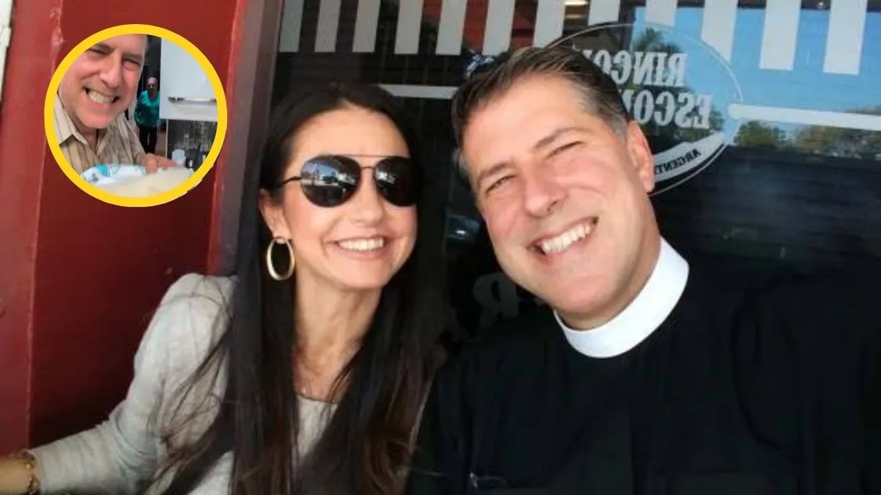 Padre Alberto prueba la baleada y se declara “catracho honorario”