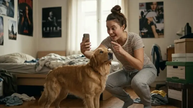 Imagen Principal de Nota: Mujer causa indignación al lamer el 'trasero' de un perro en reto de TikTok