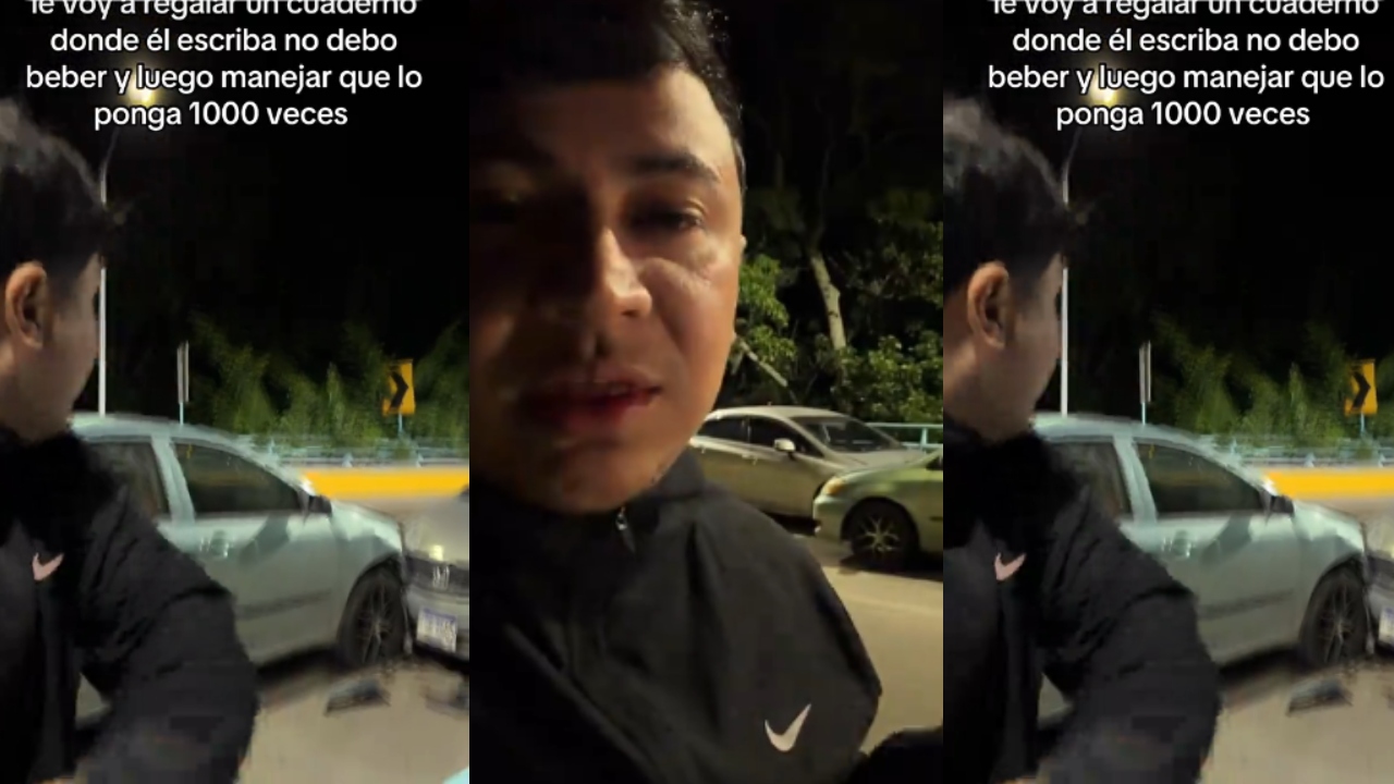 Imagen Principal de Nota: 'Venía en contravía': Tiktoker Yair Rey sufre brutal choque en Tegucigalpa