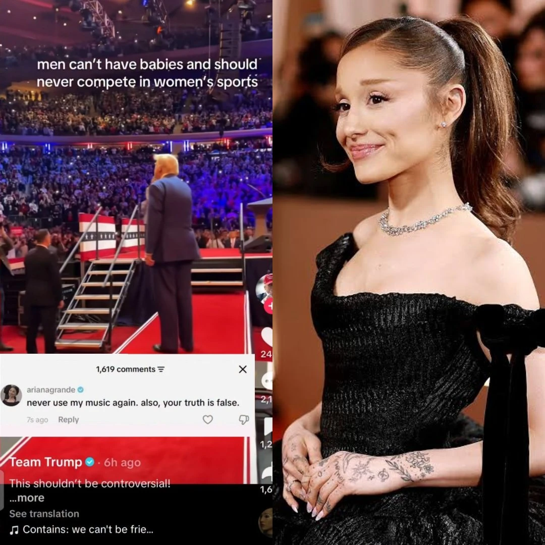 Imagen de respuesta de Ariana Grande 