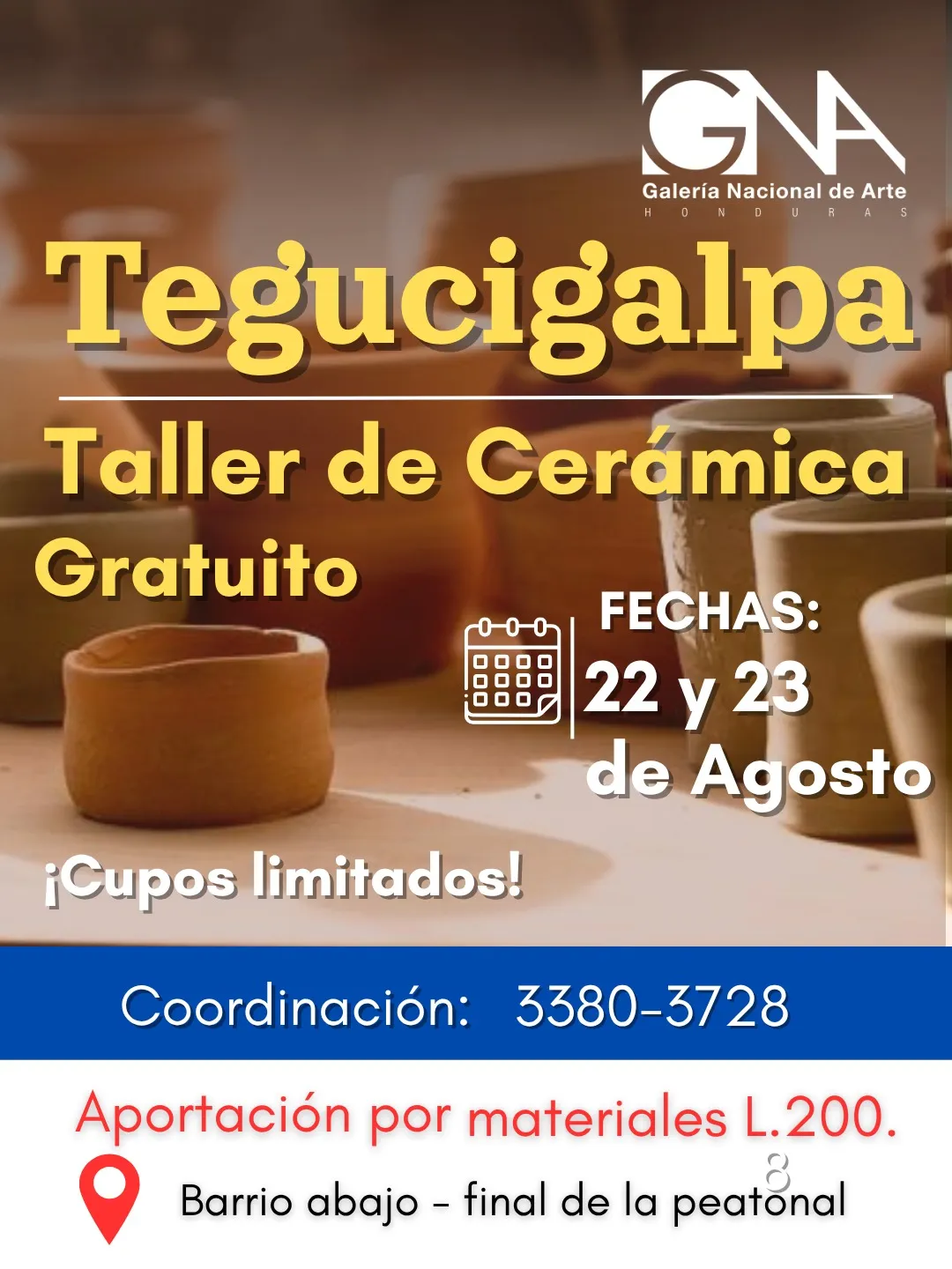 TALLER DE CERÁMICA EN HONDURAS