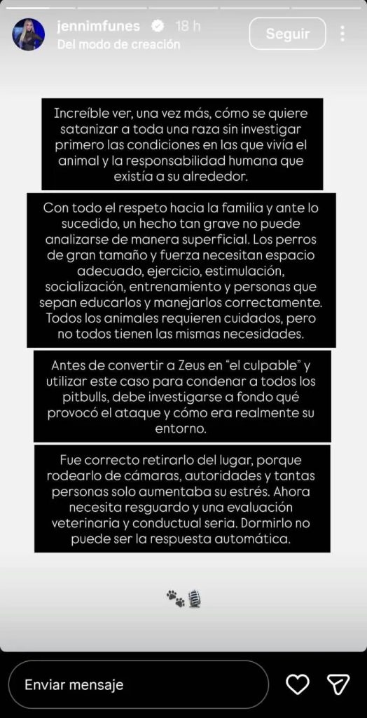 JENNIFER FUNES CAPTURA INSTAGRAM 