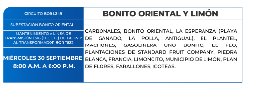 Zonas sin energía elétrica