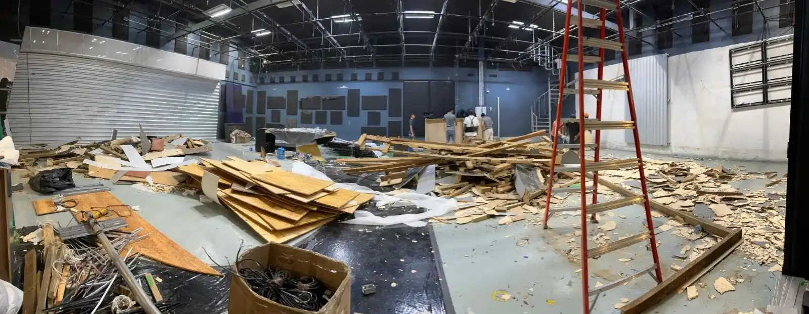 Sets de TVC siendo remodelados